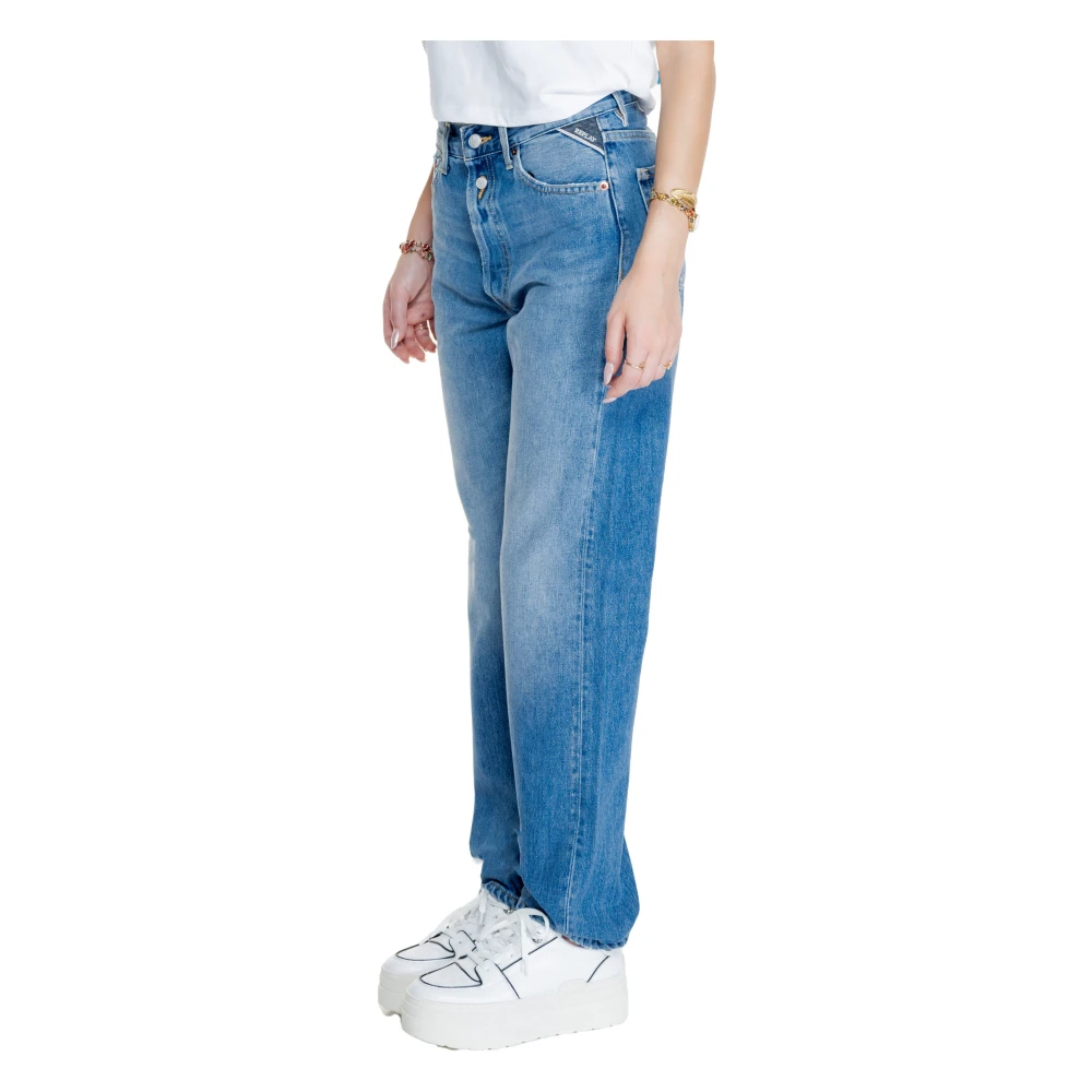 Replay Effen dames jeans met rits Blue Dames