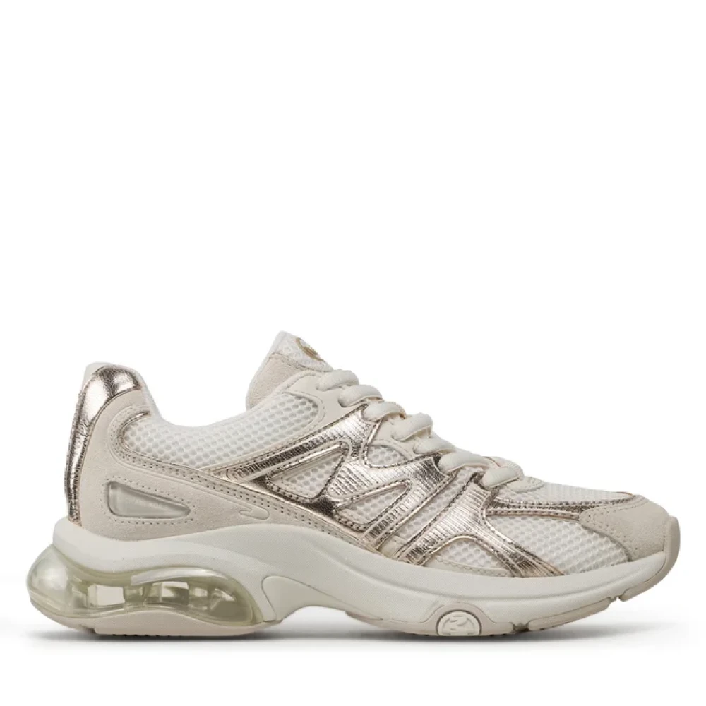 Michael Kors Rowan Snake Embossed Lederen Laarzen Dames Schoenen Wit