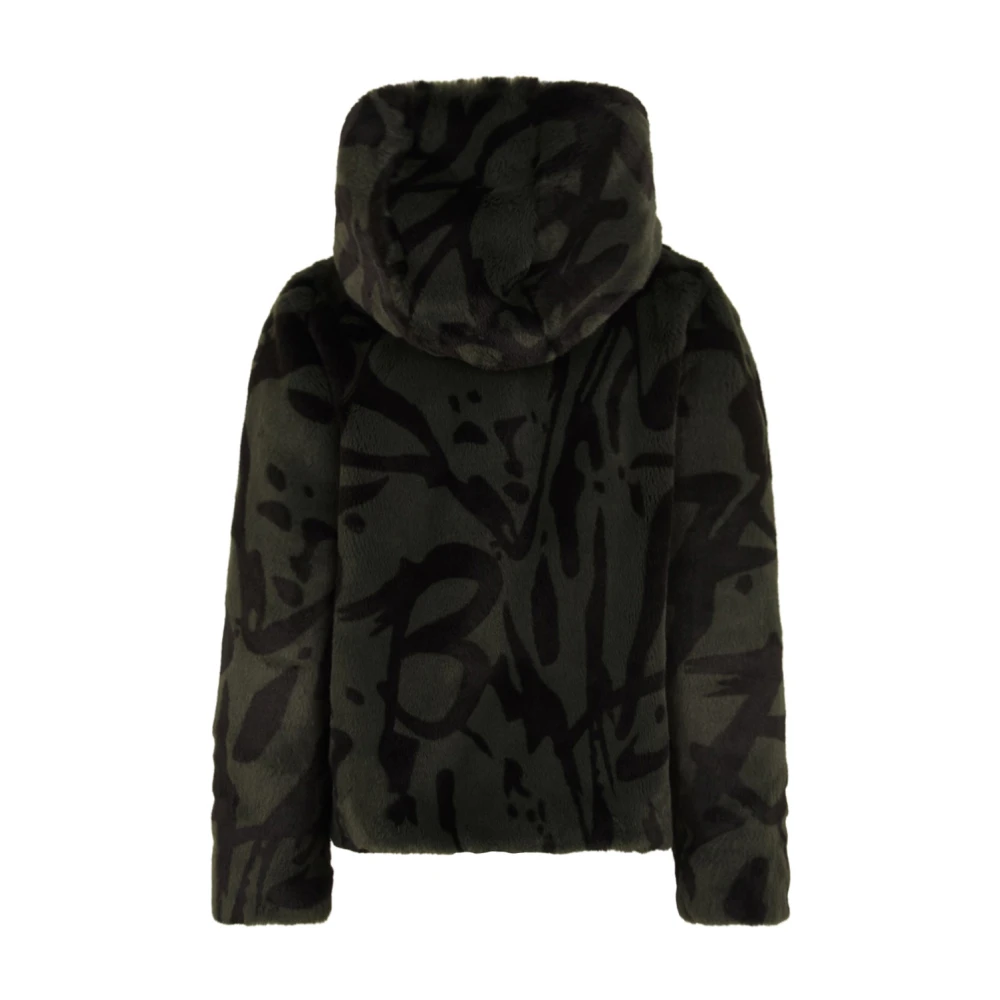 BomBoogie Groene jas voor vrouwen stijl Jwfull-Tfu5P Green Dames