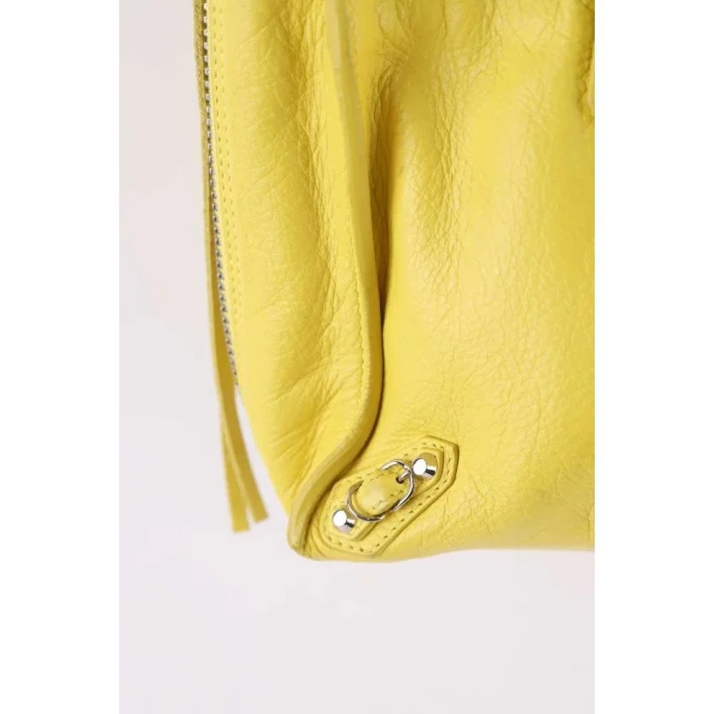 Balenciaga Vintage Pre-owned Leather balenciaga-bags Yellow Dames