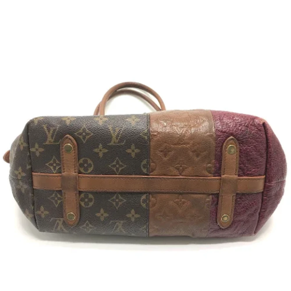 Louis Vuitton Vintage Pre-owned Cotton louis-vuitton-bags Brown Dames