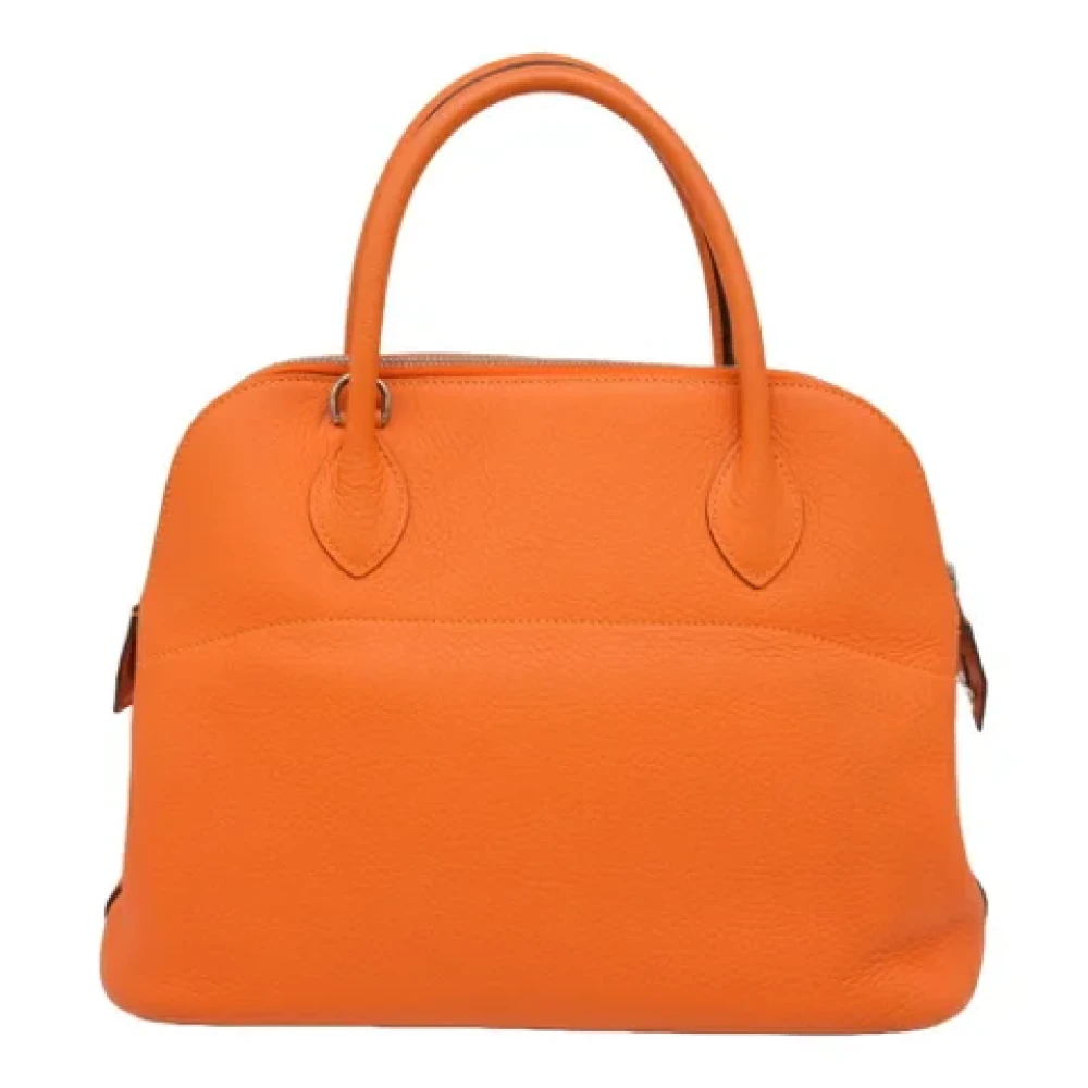 Hermès Vintage Pre-owned Fabric handbags Orange Dames
