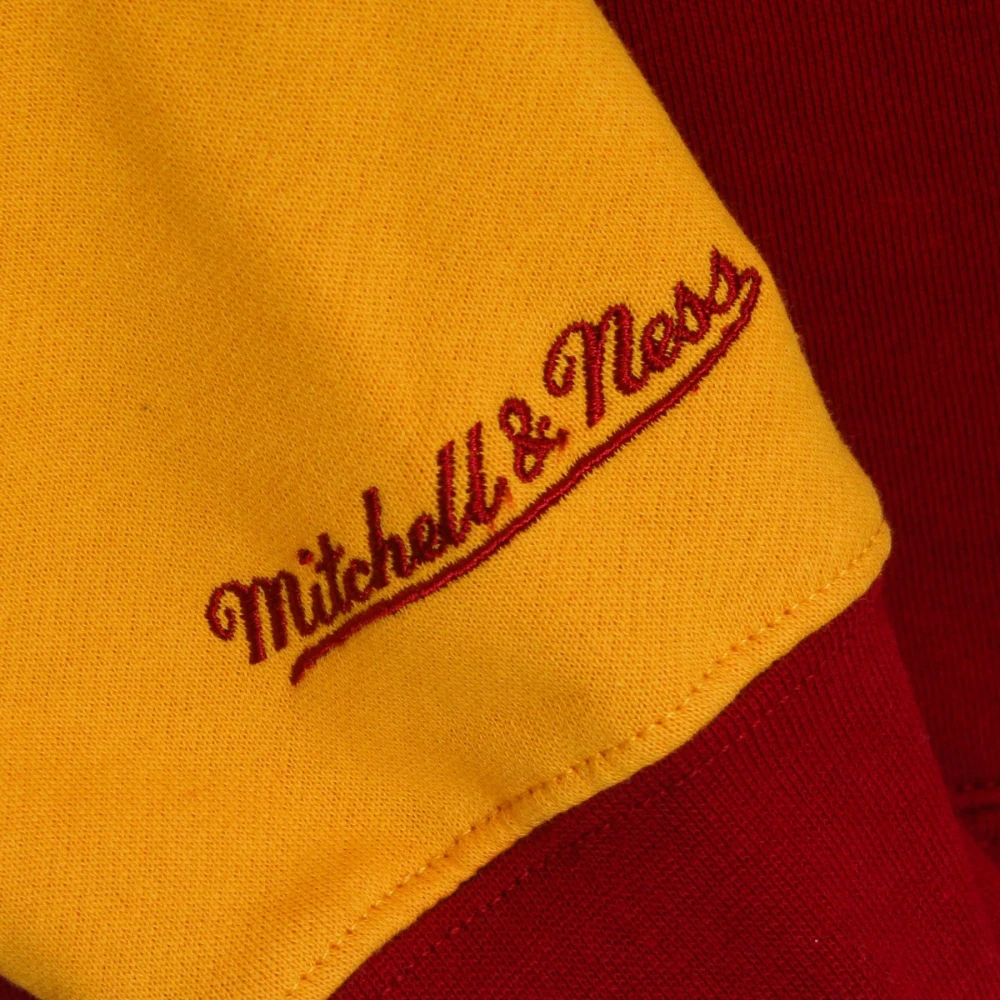 Mitchell & Ness HoodieBA Fusion Fleece 2.0 Hardwood Classics Houroc Red Heren
