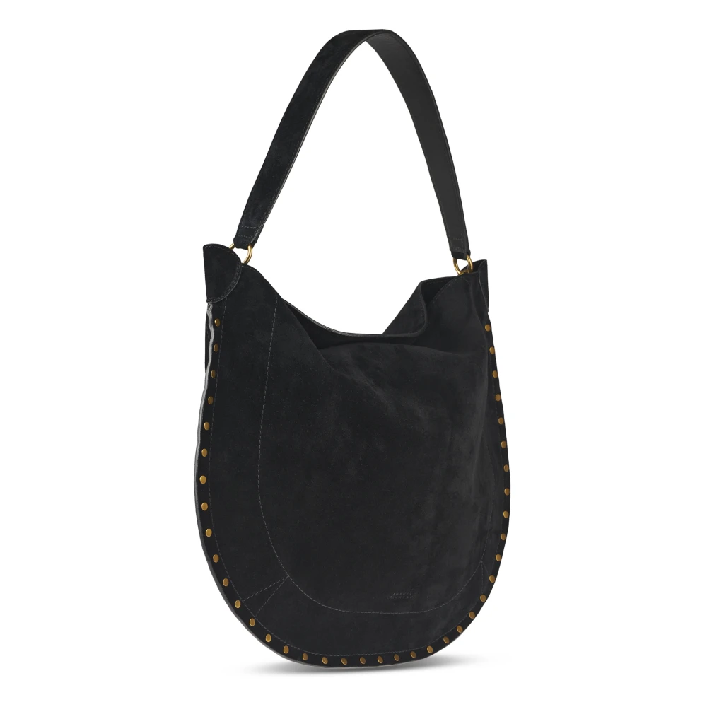 Isabel marant Zwarte Hobo-tas met zachte afwerking Black Dames