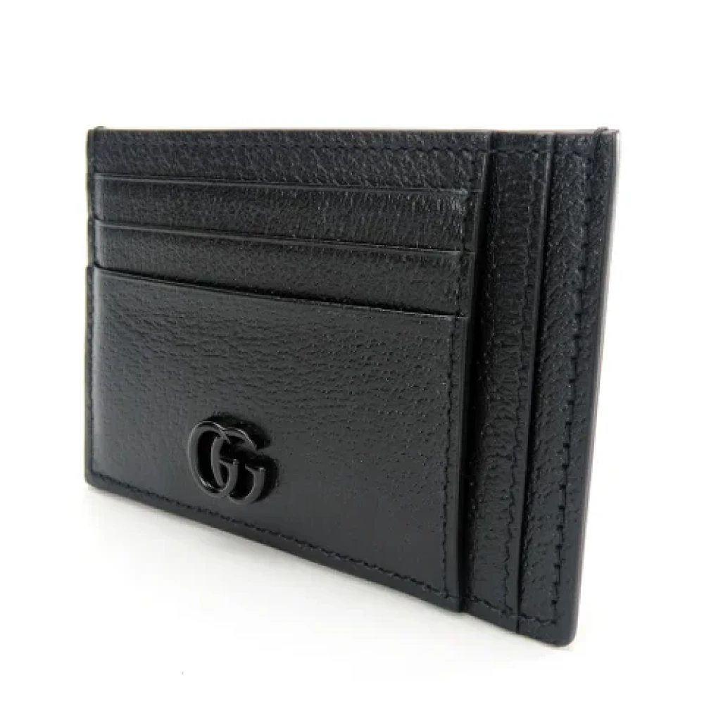 Gucci Vintage Pre-owned Leather wallets Black Dames