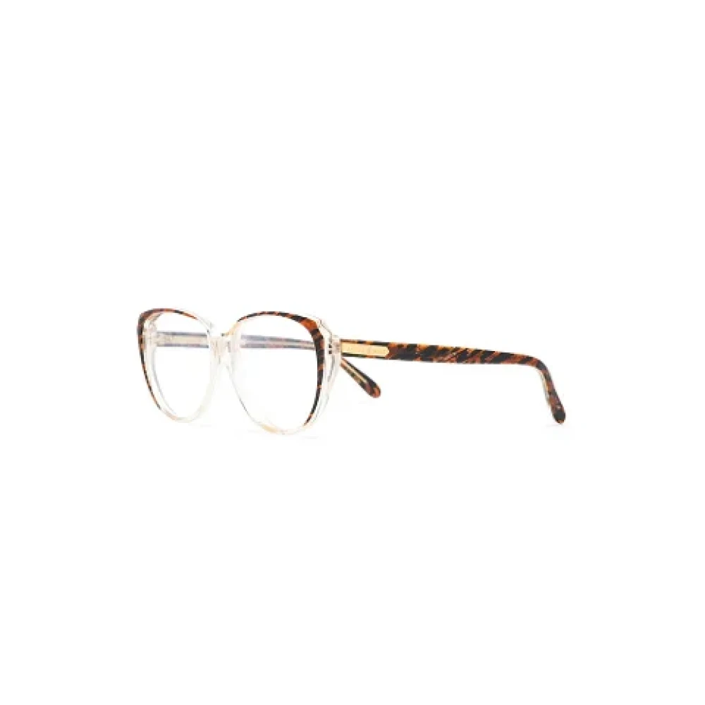 Yves Saint Laurent Vintage Pre-owned Acetate sunglasses Brown Dames