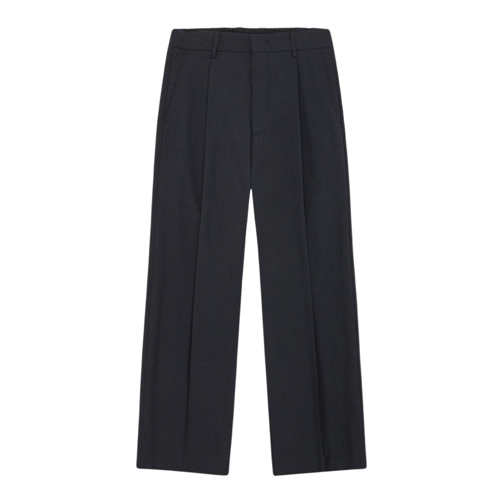 Nn07 Blue Kay Relaxed Trousers - Male - Wide Trousers - W36 L32 - Trousers