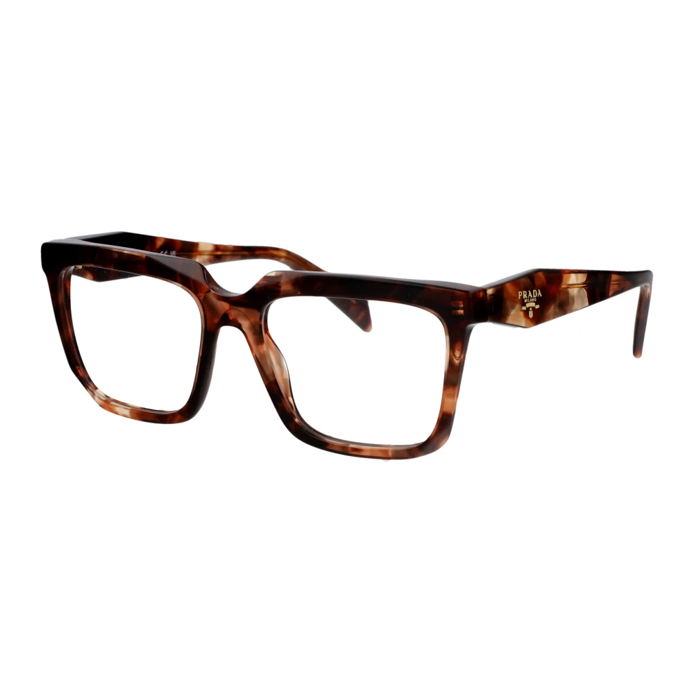 Prada Tortoise Camel Brillen Monturen Multicolor Unisex