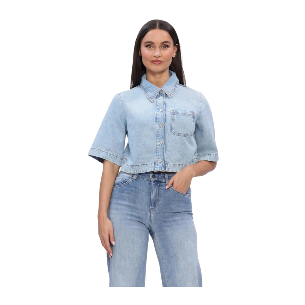 Liu Jo Damen Blau Blusen & Hemden, Sgröße: