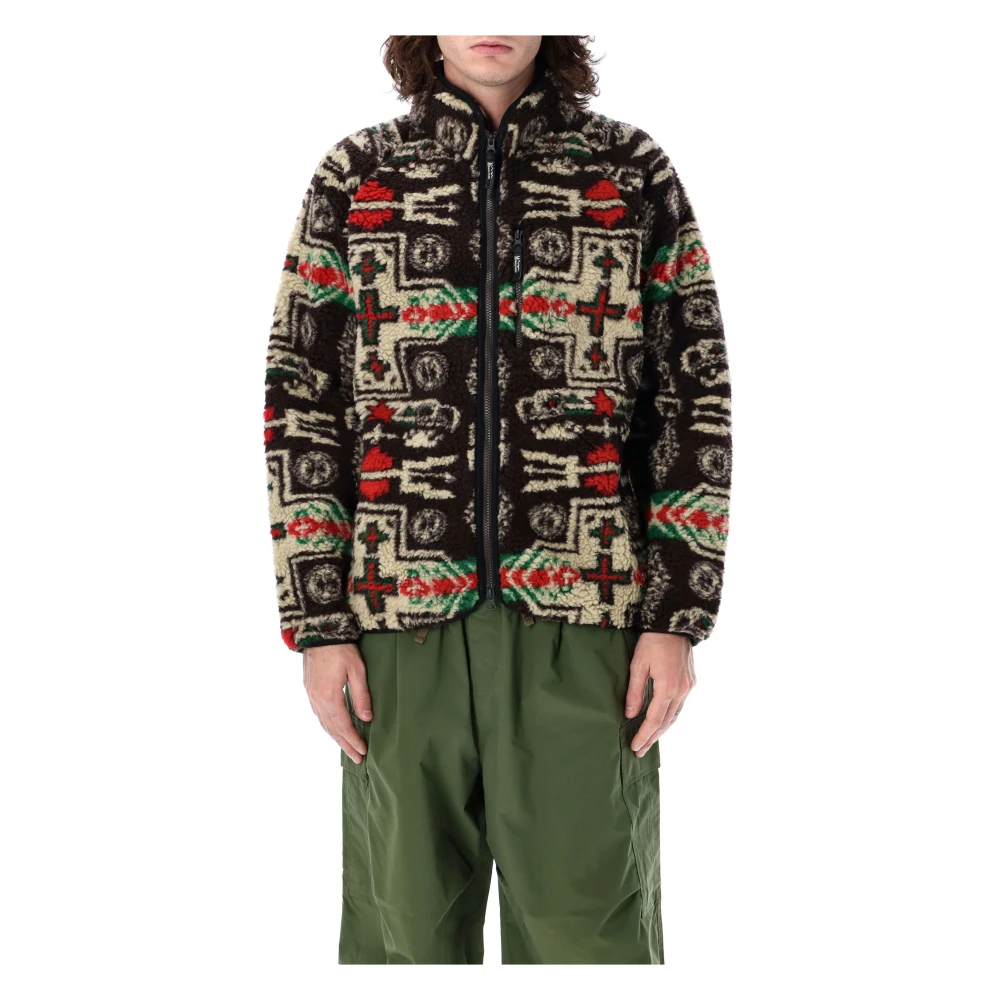 Manastash Bruine Chimayo Fleece Jas Buitenkleding Multicolor Heren