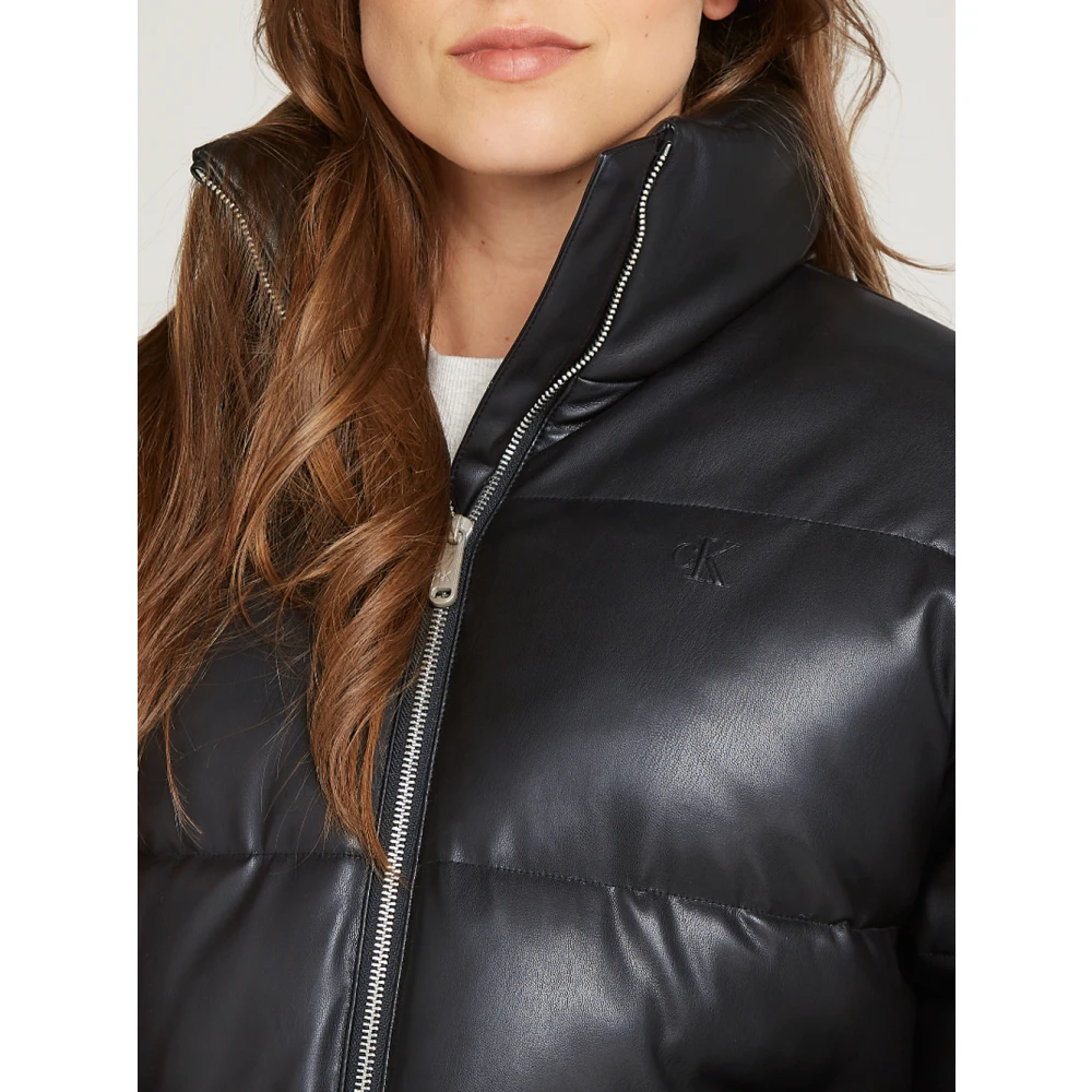 Calvin Klein Zwarte Jassen voor Mannen Black Dames