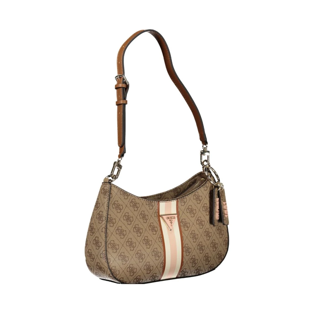Guess Beige Handtas van Polyethyleen Materiaal Beige Dames