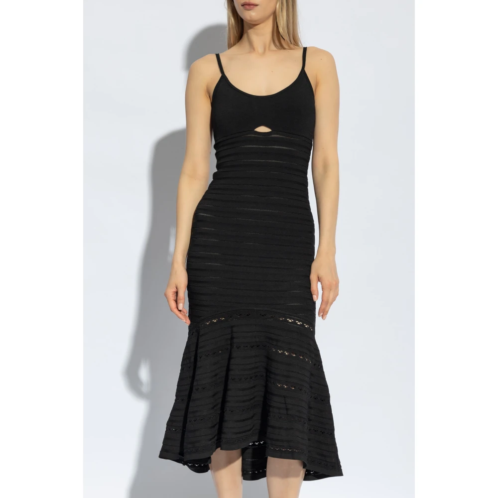 Victoria Beckham Jurk met bandjes Black Dames