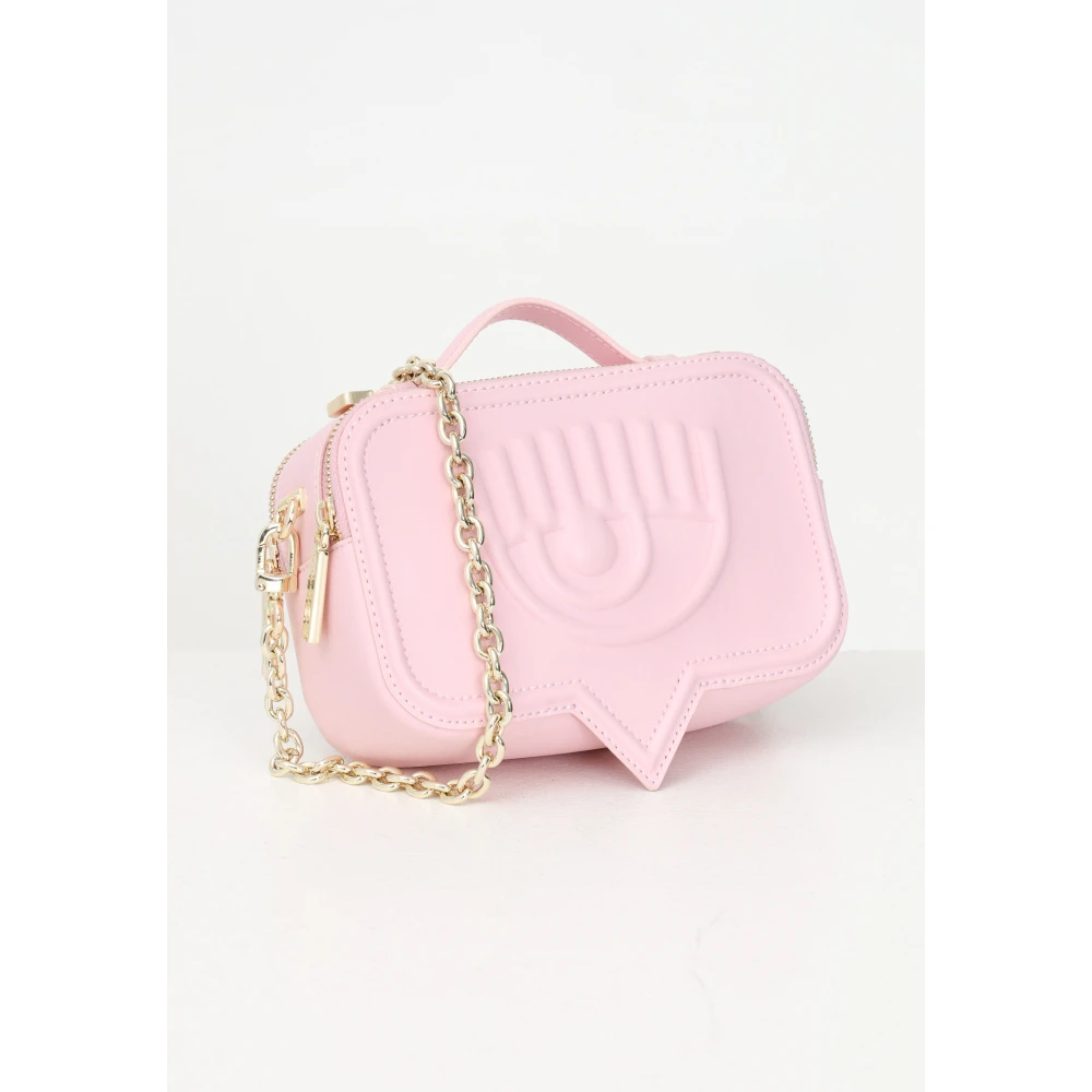 Chiara Ferragni Collection Roze Schoudertas Eyelike Logo Pink Dames