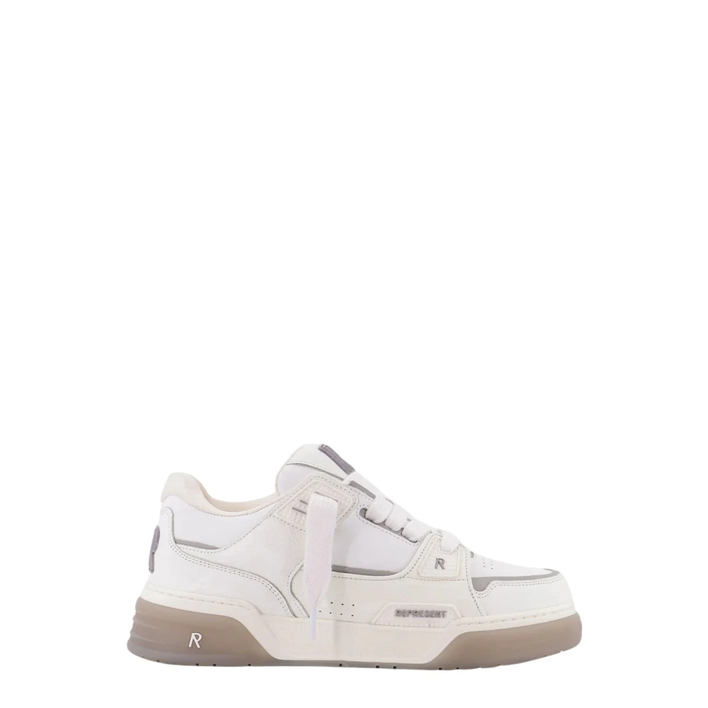 Represent Sneakers 100% Pelle Heren Schoenen Wit