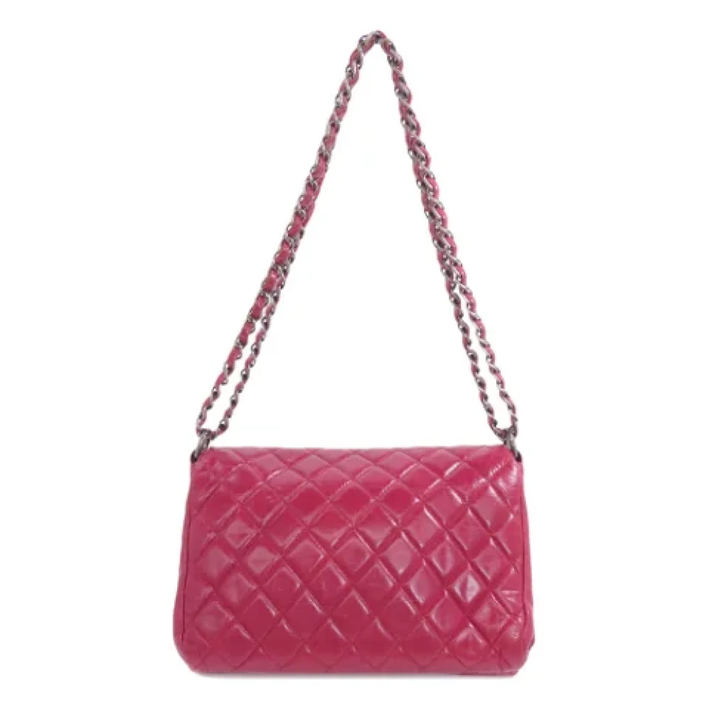 Chanel Vintage Pre-owned Leather shoulder-bags Red Dames