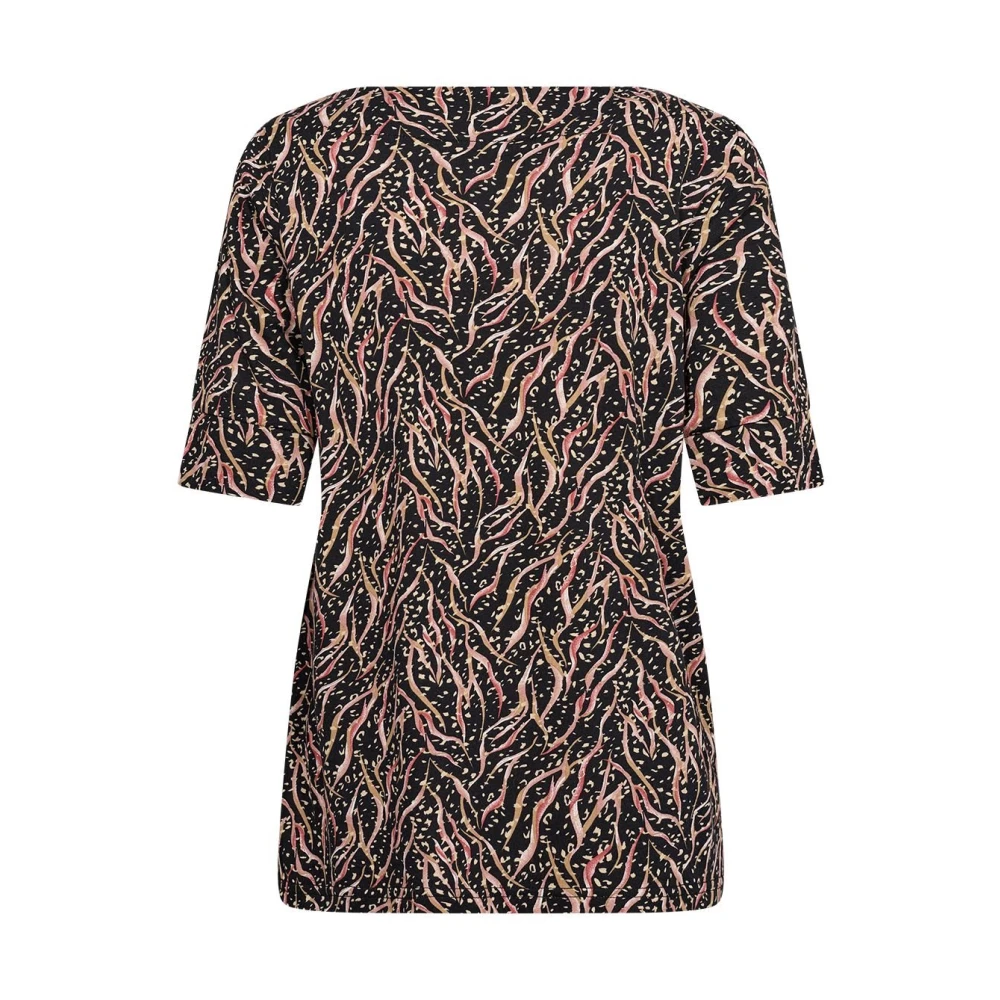 Soyaconcept Felicity AOP T-shirt met Allover Print Multicolor Dames
