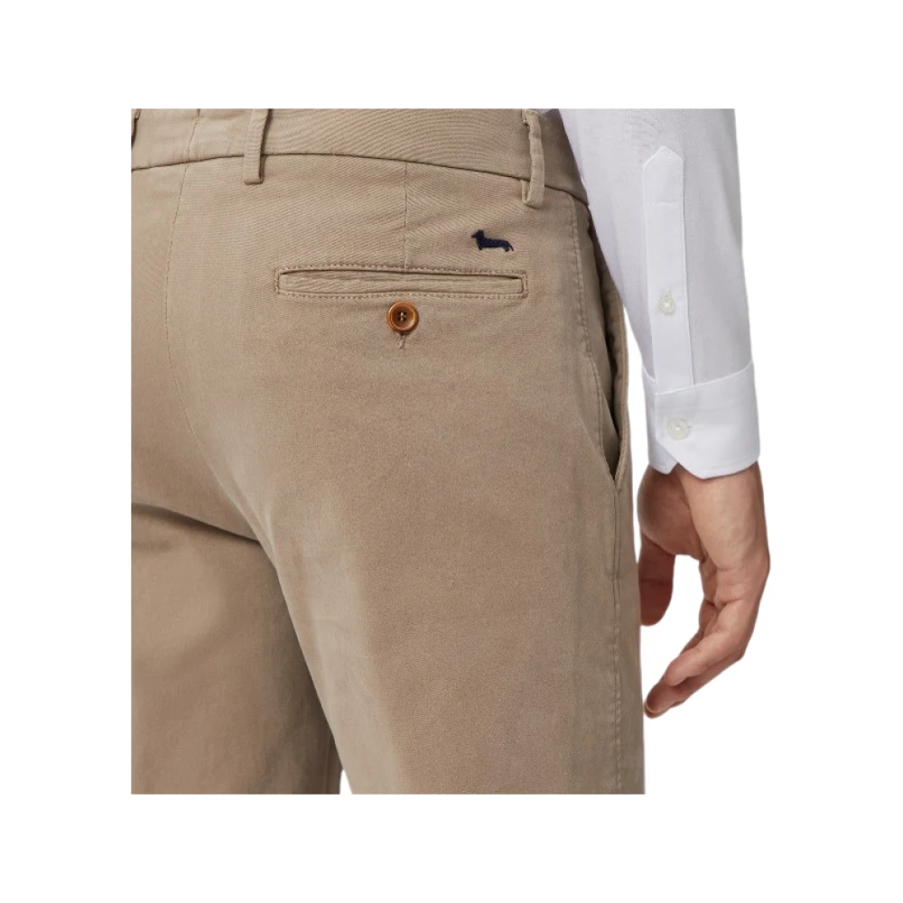 Harmont & Blaine Bruine Broek Aw24 Comfort Stijl Brown Heren
