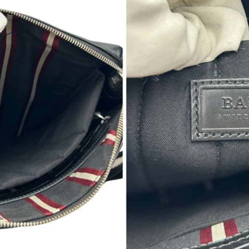 Bally Pre-owned Leather shoulder-bags Black Dames