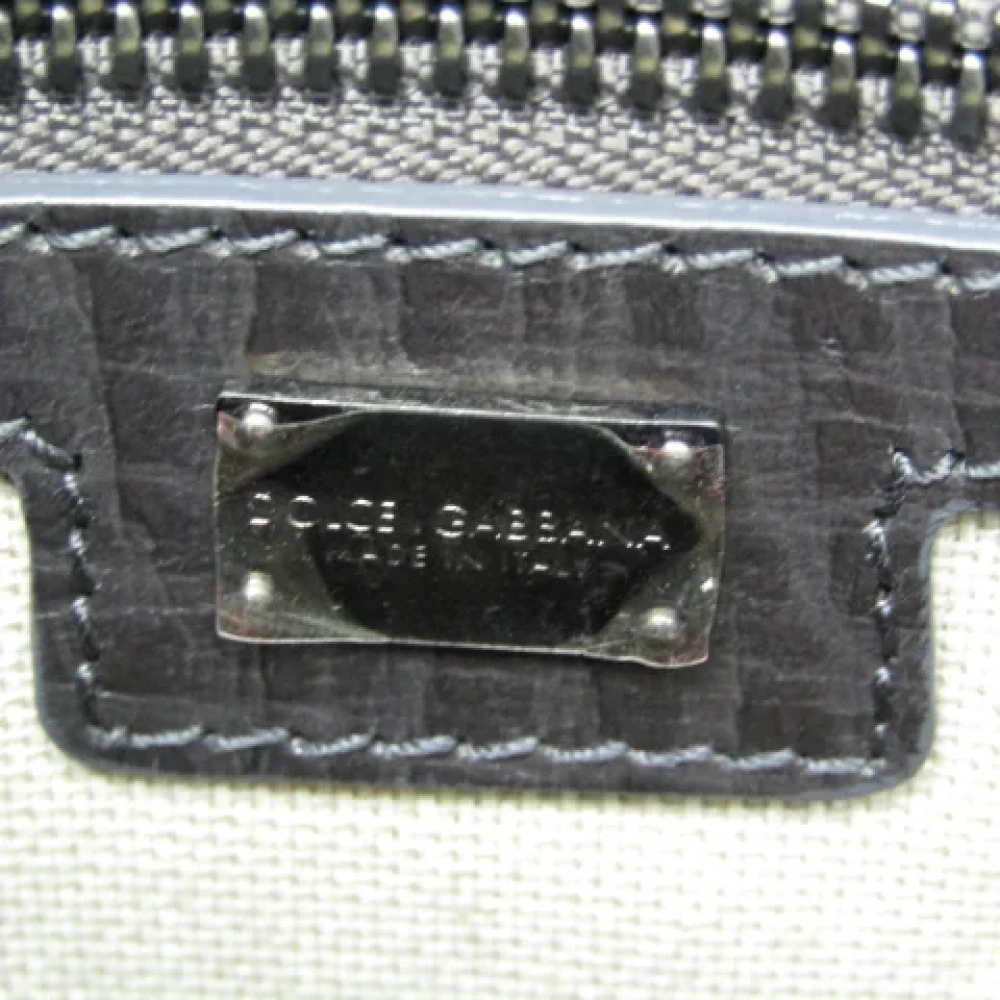 Dolce & Gabbana Pre-owned Canvas shoulder-bags Brown Dames