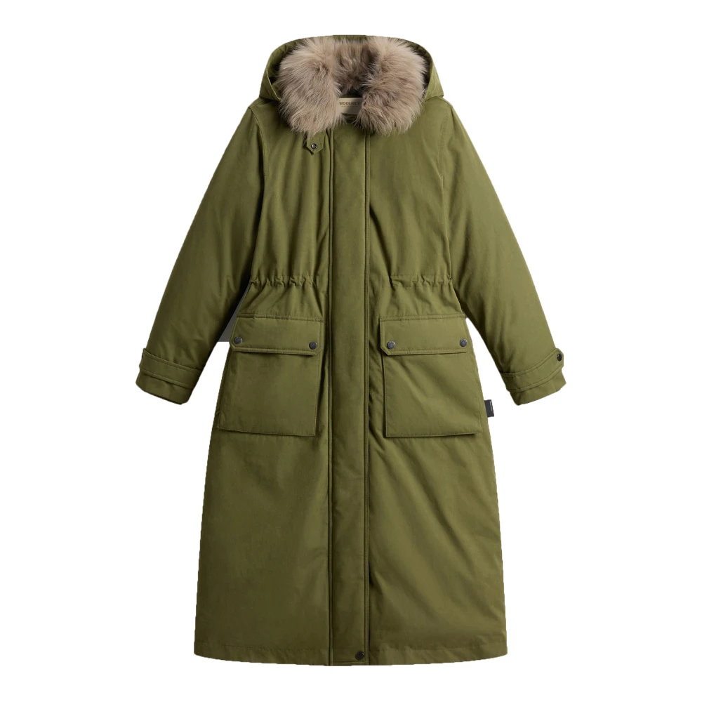 Woolrich Arctic Parka Katoenmix Buitenkleding Green Dames