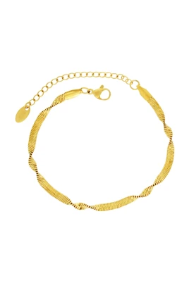 Elegant Vattentät Herringbone Armband