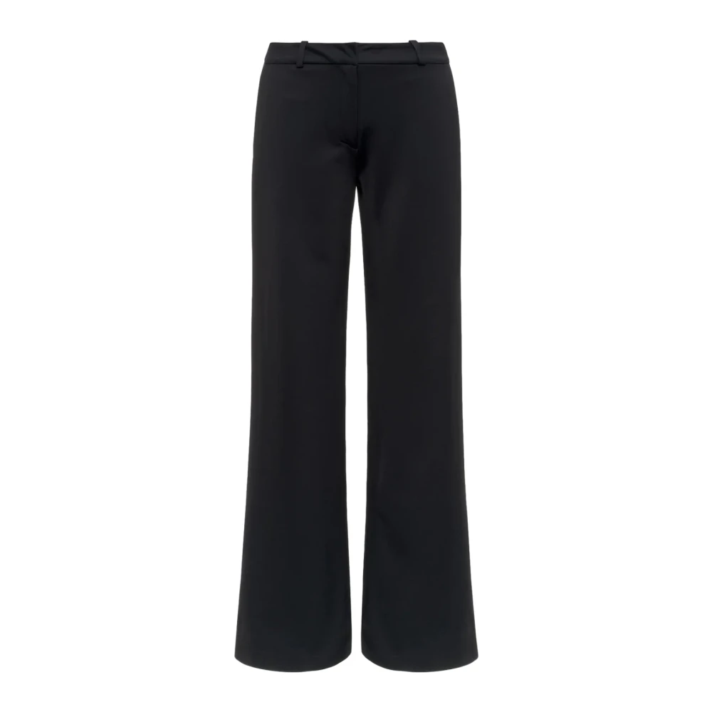 K-Way Women's Black Wide Trousers, M, Wide Trousers
