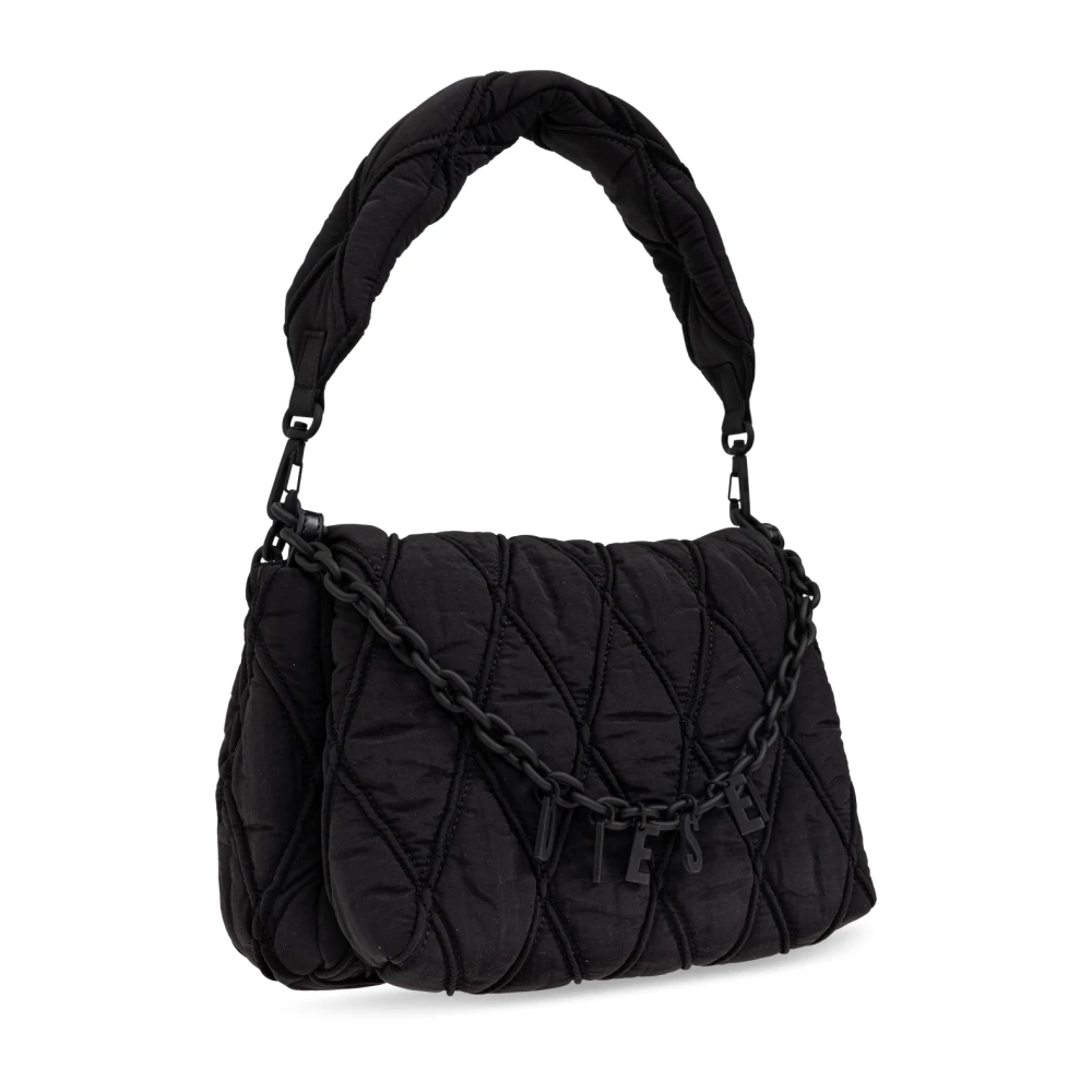 Diesel Schoudertas Charm-D Schouder Black Dames