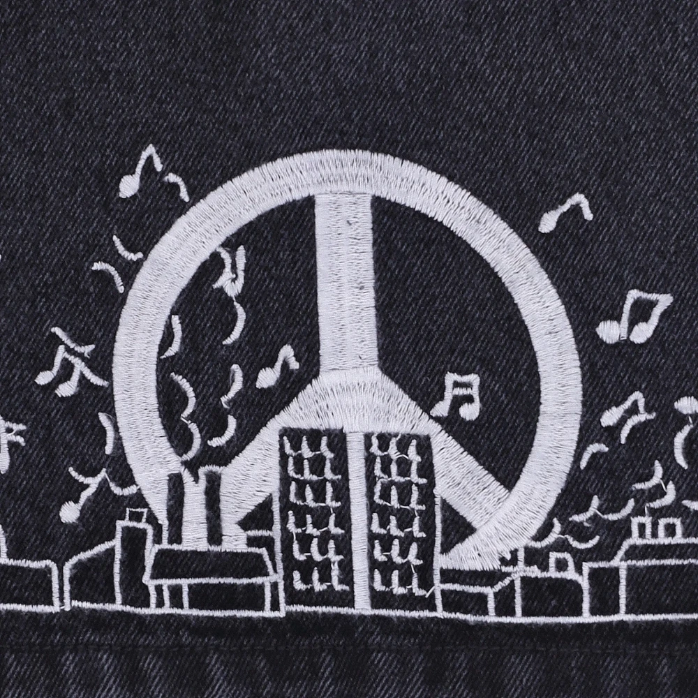 Obey Zwarte Denim Gemakkelijke Pasvorm Jeans Black Heren