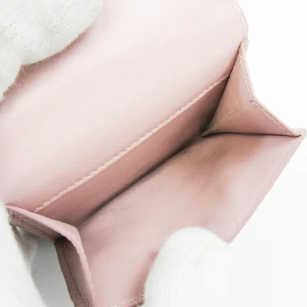 Celine Vintage Pre-owned Leather wallets Pink Dames
