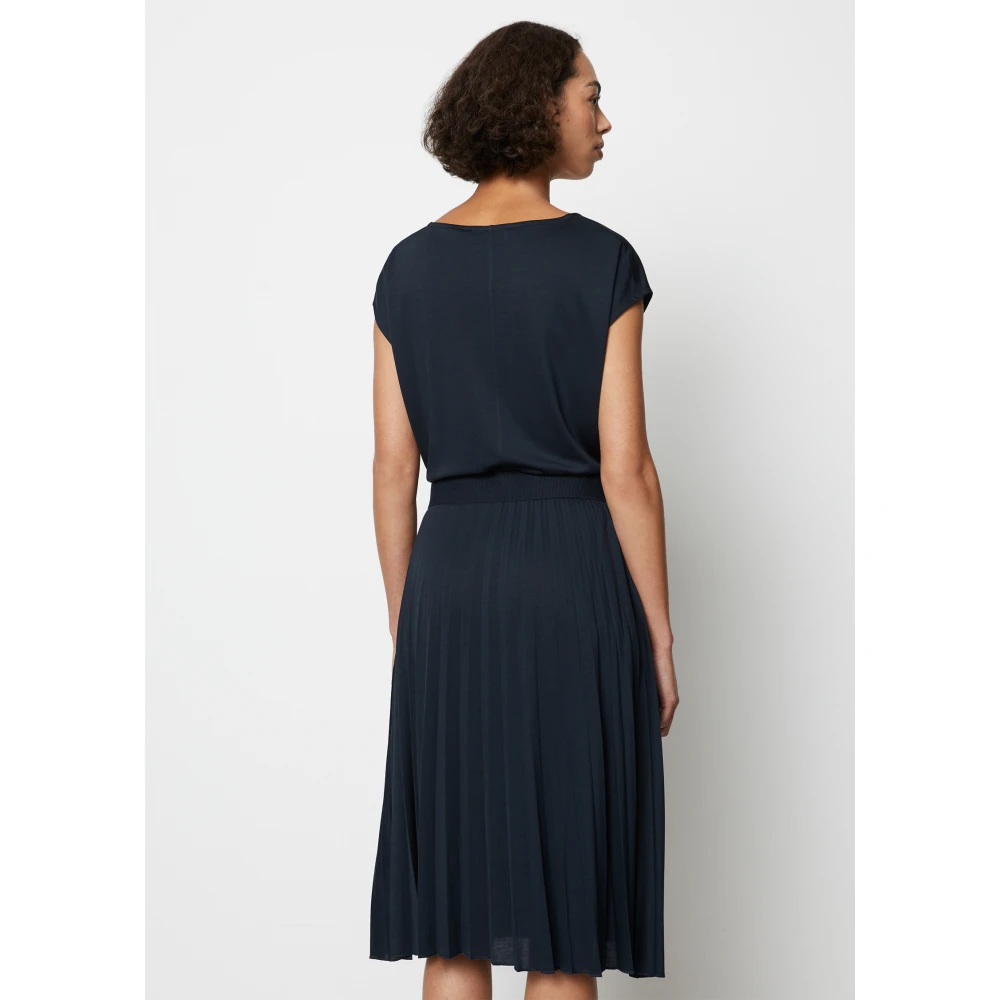 Marc O'Polo Jerseyjurk met elastische taille Blue Dames