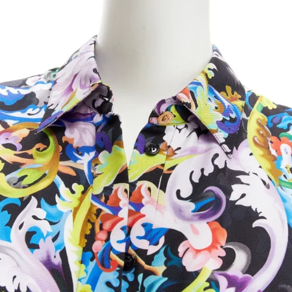 Versace Pre-owned Silk tops Multicolor Dames