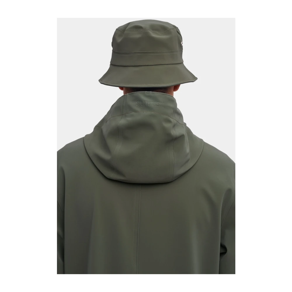 Stutterheim Matte Emmerhoed voor Regenachtige Dagen Green Unisex