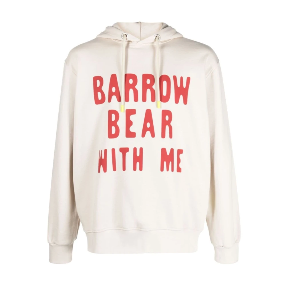 Barrow Unisex Hoodie Bw009 White Heren