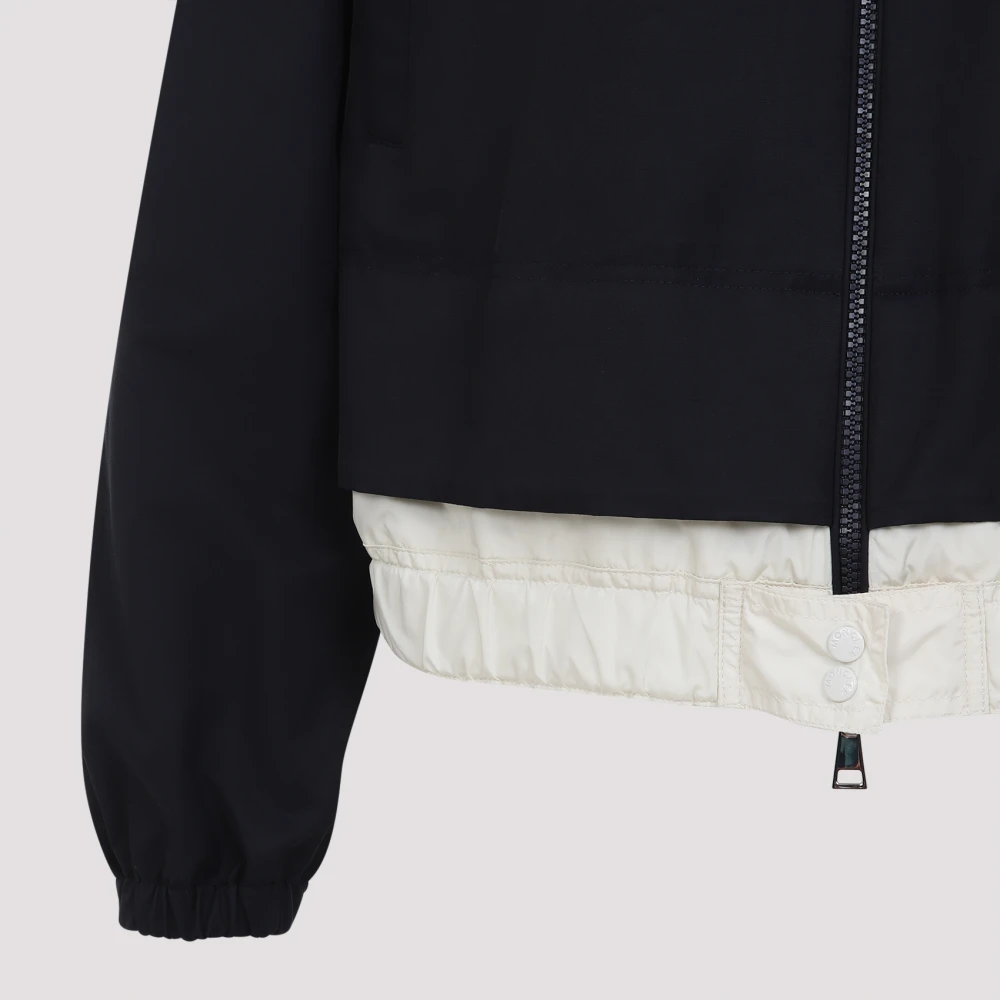 Moncler Navy Janze Jacket Blue Dames