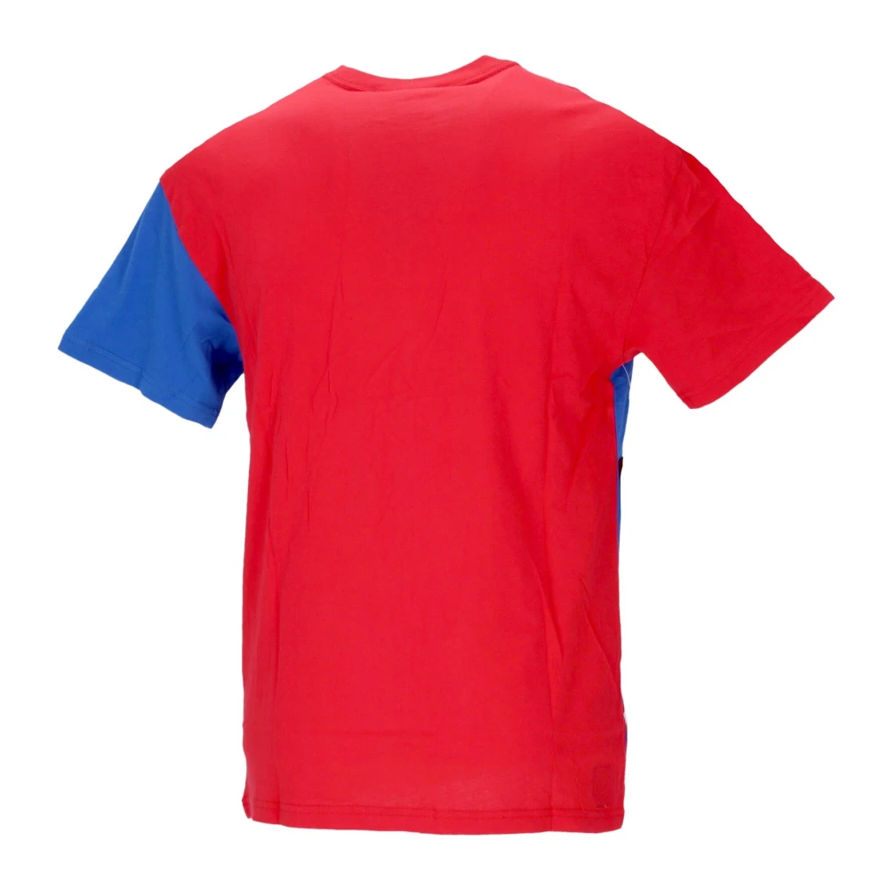 Mitchell & Ness NBA Play By Play Tee Red Heren