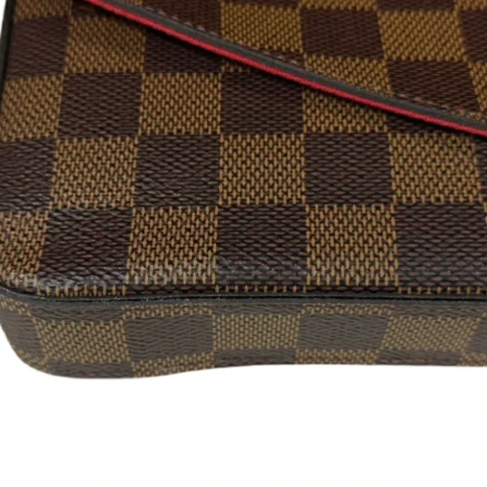 Louis Vuitton Vintage Pre-owned Canvas crossbody-bags Brown Dames