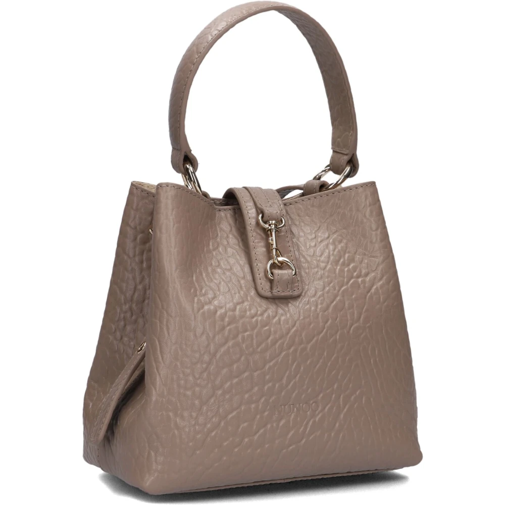 Núnoo Kleine Chiara Schoudertassen in Taupe Brown Dames