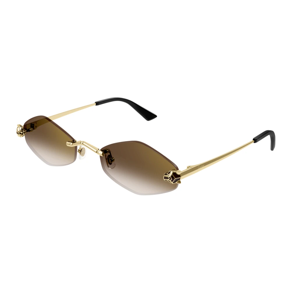 Cartier Yellow Panthère Sunglasses - Female - Sunglasses - 55 Mm - Accessories