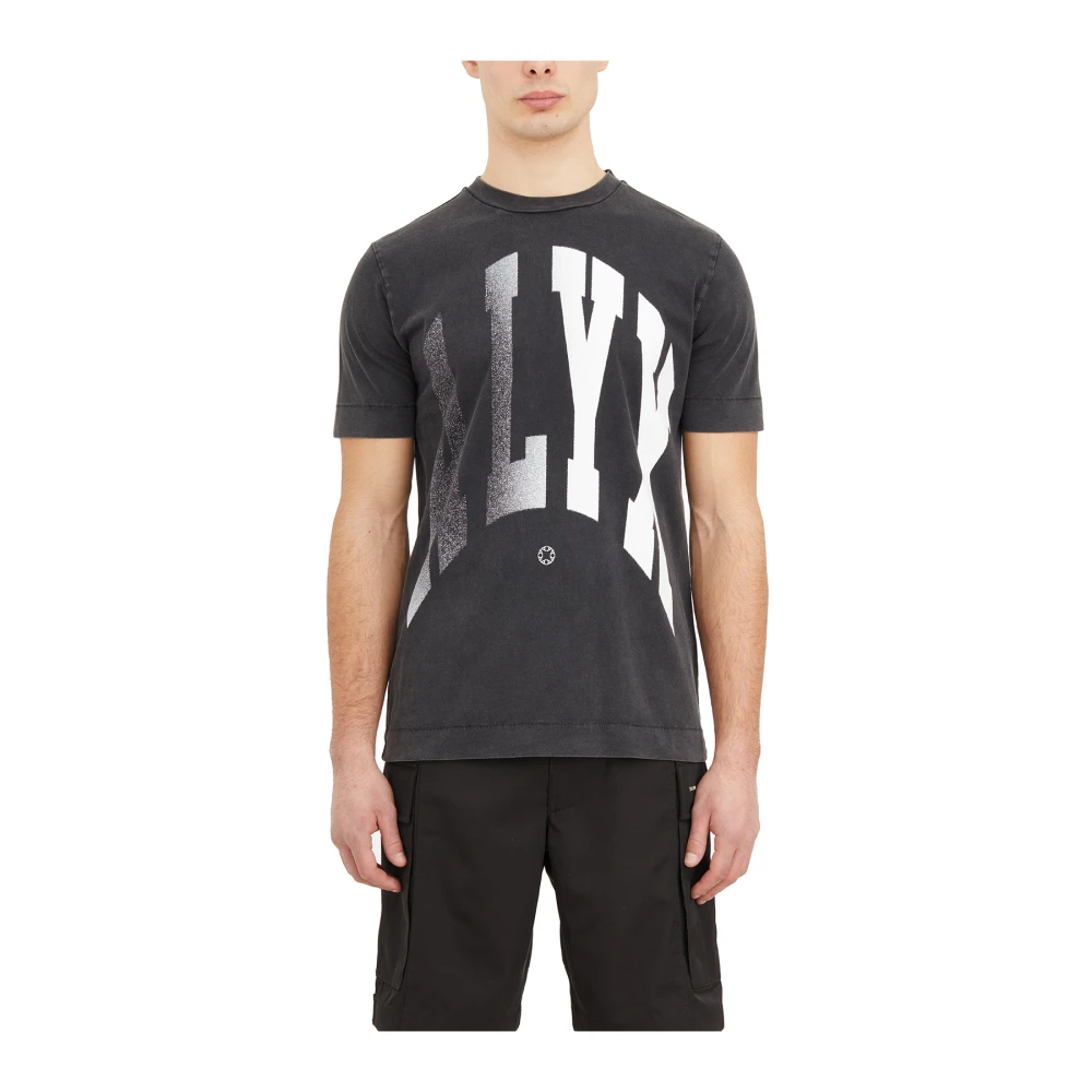 1017 Alyx 9SM Logo Print T-Shirt Black Heren
