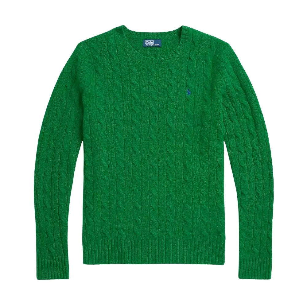 Ralph Lauren Kabel Gebreide Trui Green Dames