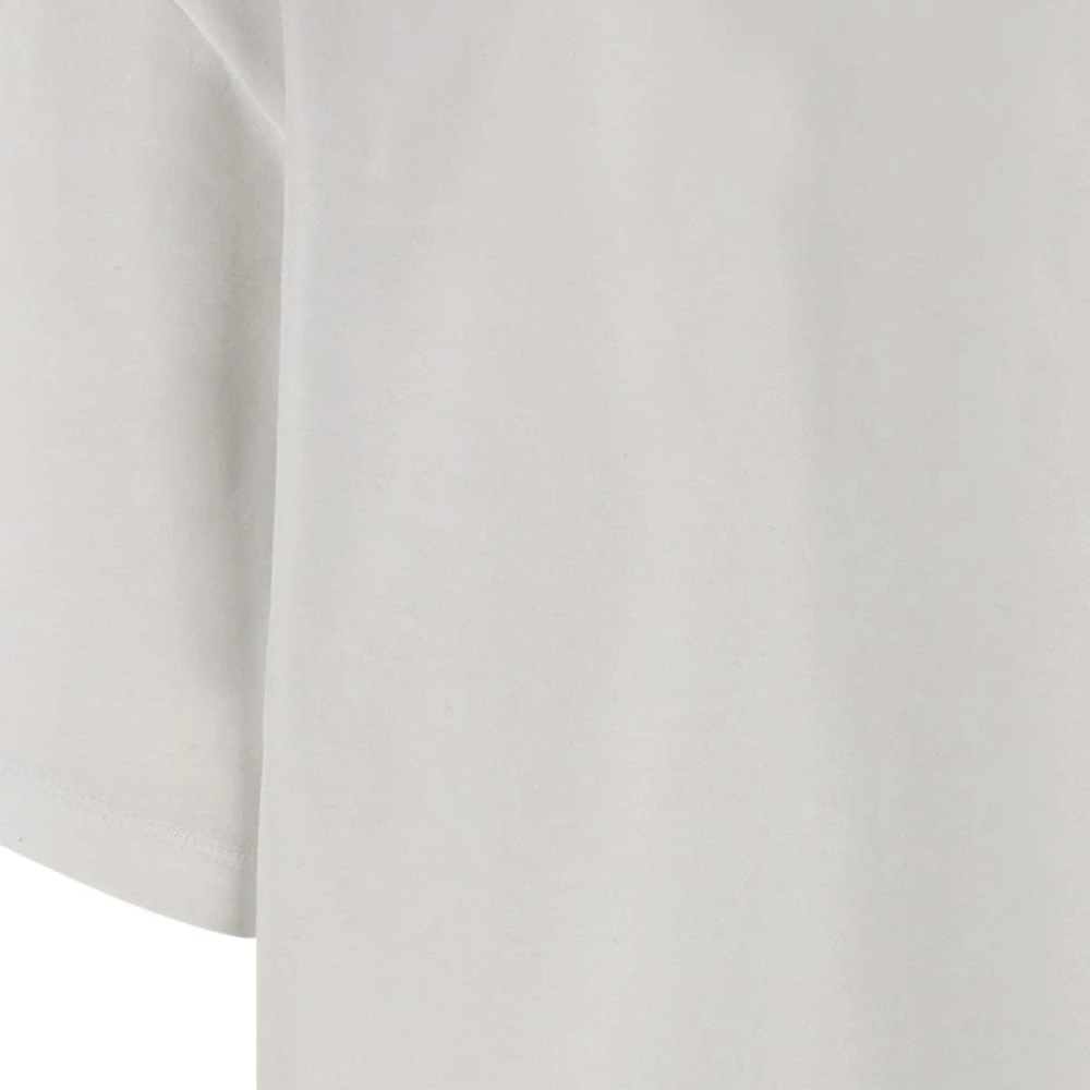 Iceberg Dames Katoenen T-shirt Wit Korte Mouwen White Dames