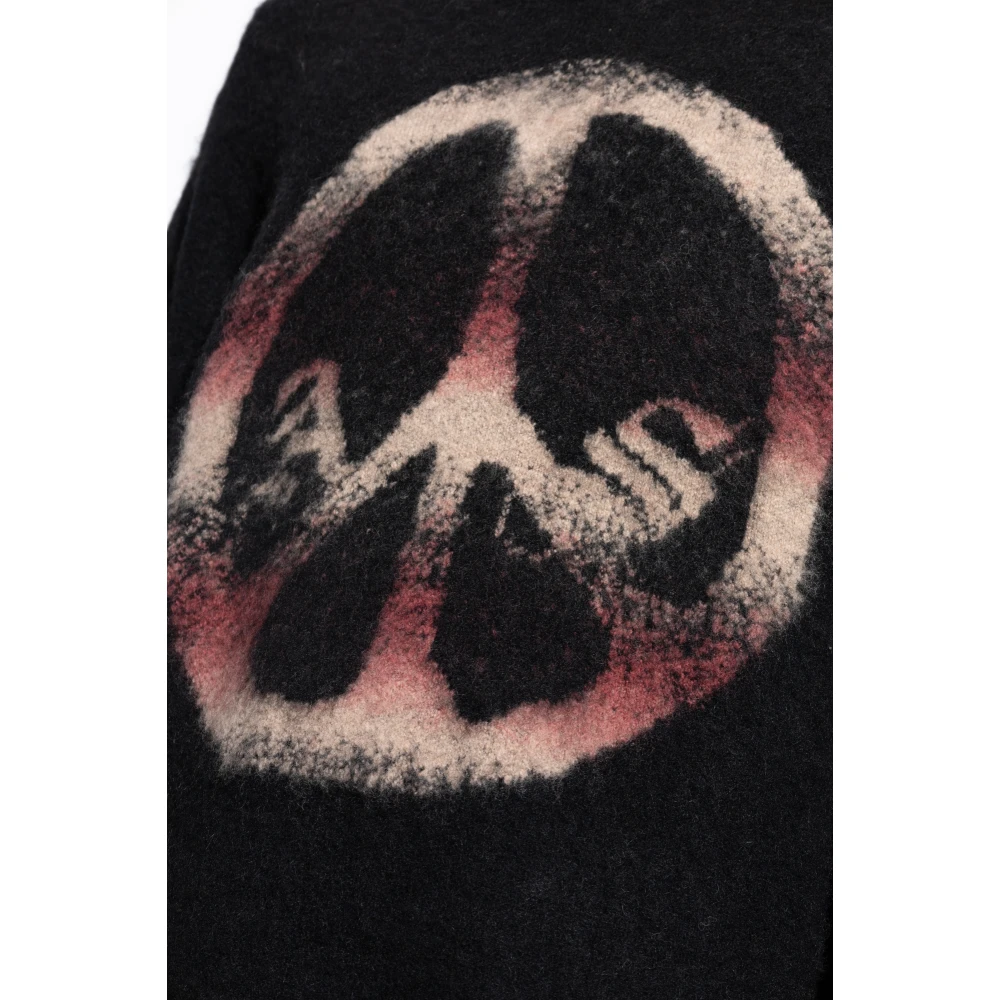 AllSaints Trui Peace Black Heren