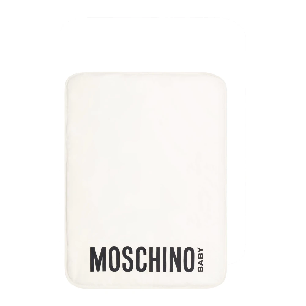 Moschino Ivoor katoenen luiertas met Teddy Bear Beige Unisex
