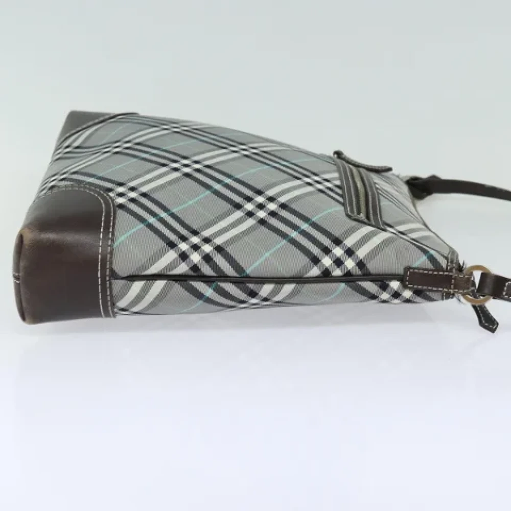 Burberry Vintage Pre-owned Canvas shoulder-bags Gray Dames