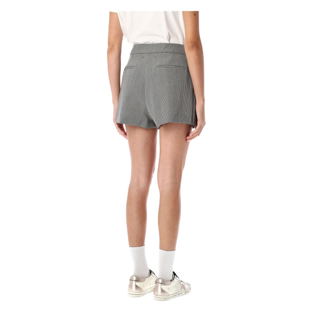 Golden Goose Zwart Wit Nina Wrap Mini Skort Black Dames