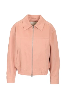 Alter-Suede Collared Blouson