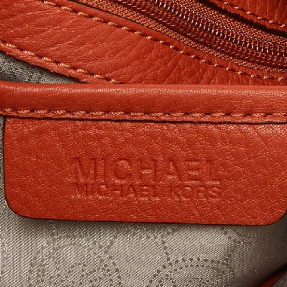 Michael Kors Pre-owned Leather handbags Orange Dames