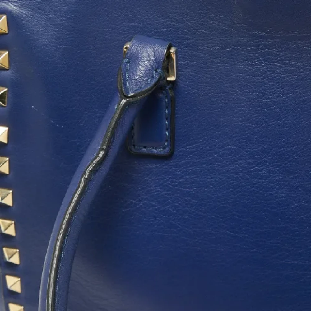 Valentino Vintage Pre-owned Leather totes Blue Dames