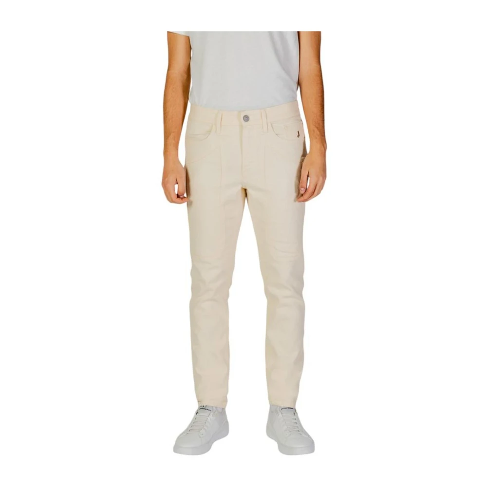 Jeckerson Stretchkatoenen jeanscollectie voor heren Beige Heren